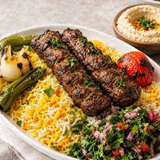 Beef Kabab Plate